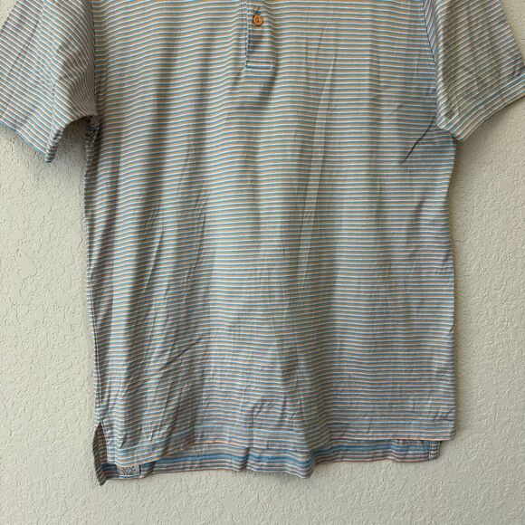 PETER MILLAR Crown Striped Jersey Performance Polo Shirt Multicolor - Picture 3 of 8